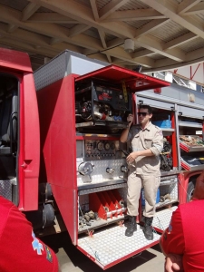 Visitas técnica ao corpo de bombeiros de Nova Venécia - Ecaph SMS Treinamentos