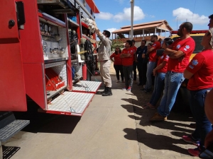 Visitas técnica ao corpo de bombeiros de Nova Venécia - Ecaph SMS Treinamentos