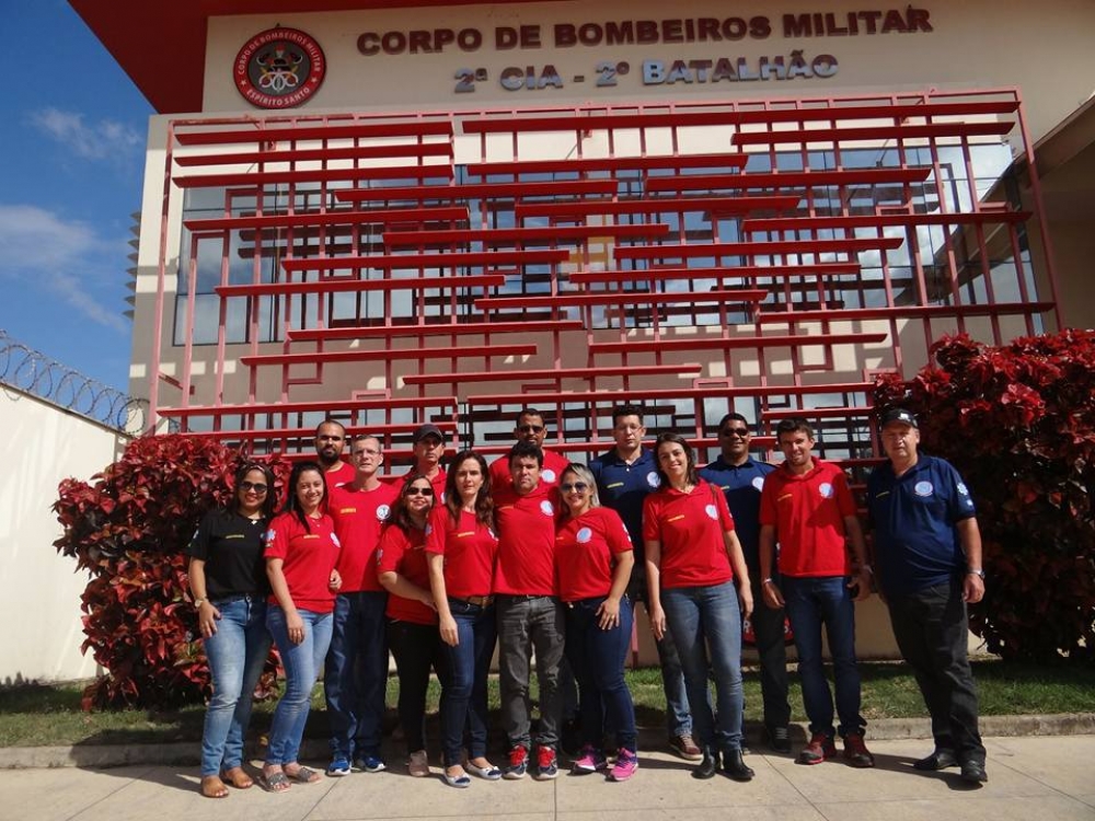 Visitas técnica ao corpo de bombeiros de Nova Venécia - Ecaph SMS Treinamentos